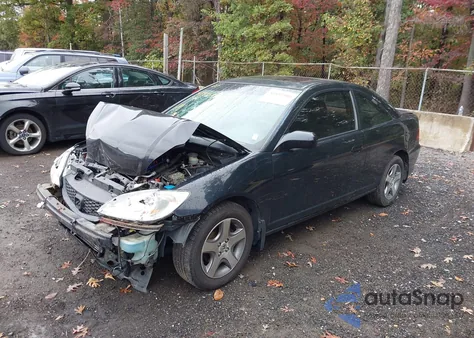 2004 Honda Civic Ex z USA, uszkodzony, nr VIN 1HGEM22984L059580